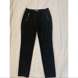 Black H&M Slacks with zipper pockets